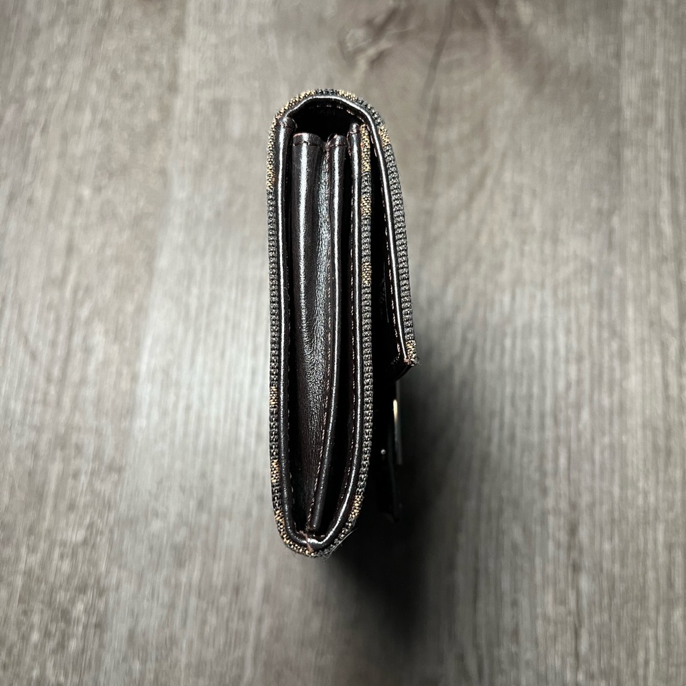 Fendi Zucca Canvas Baguette Compact Wallet - Picture 5 of 13